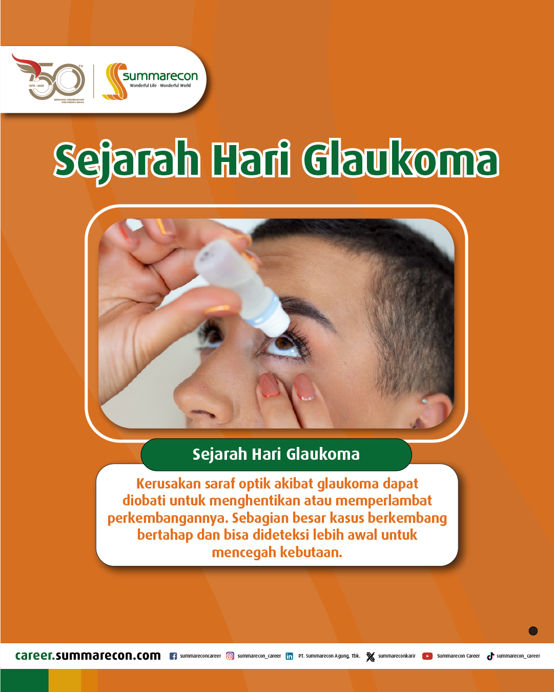 Sejarah Hari Glaukoma (3/4)