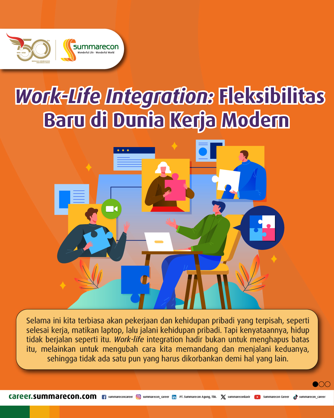 Work-Life Integration: Fleksibilitas Baru di Dunia Kerja Modern