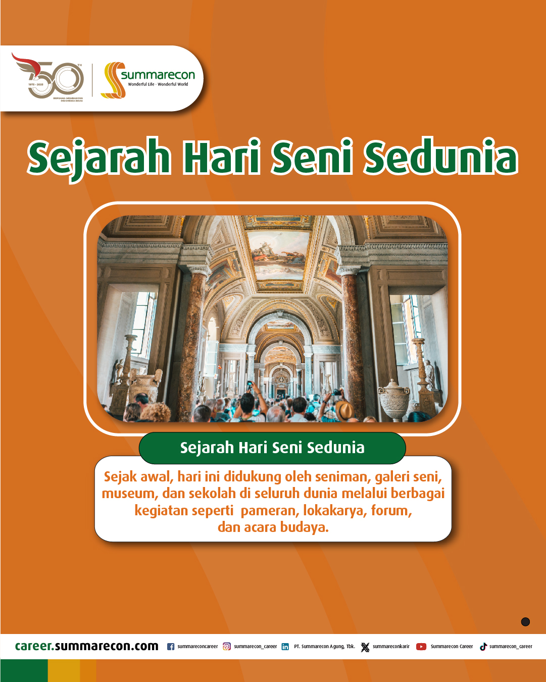 Sejarah Hari Seni Sedunia (3/4)
