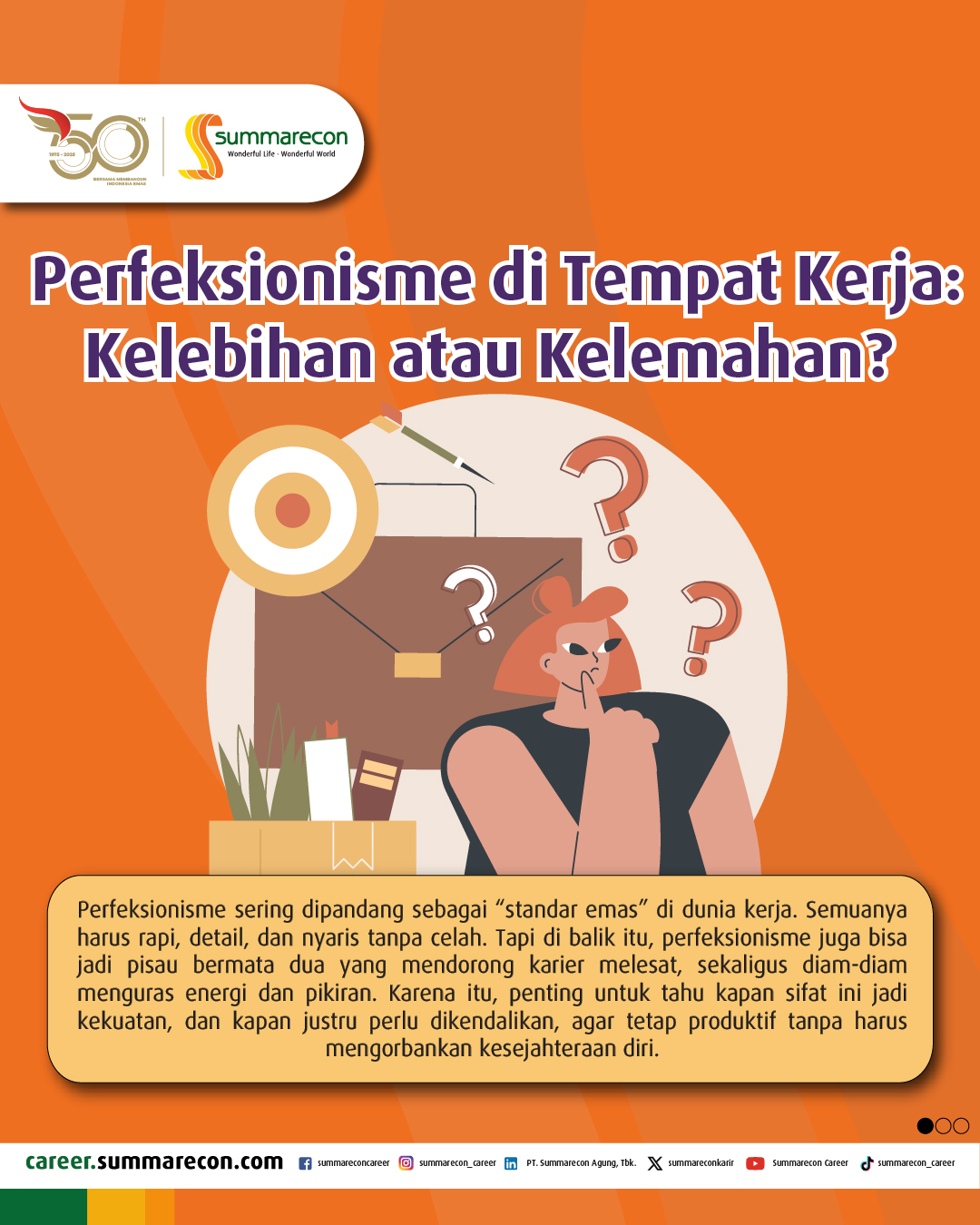 Perfeksionisme di Tempat Kerja: Kelebihan atau Kelemahan?