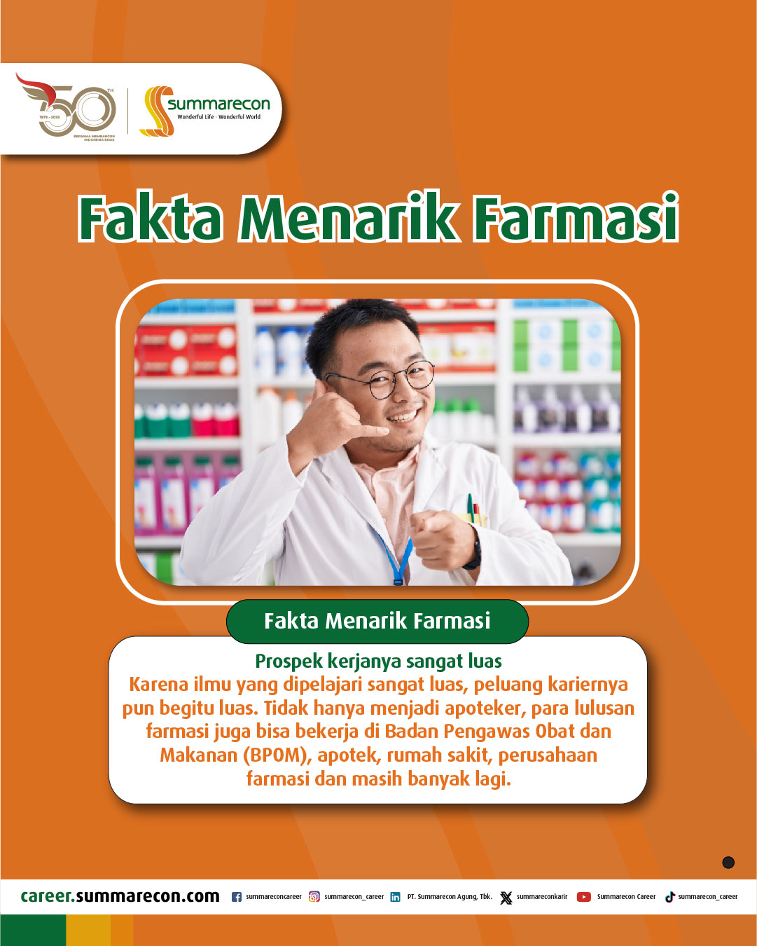 Fakta Menarik Farmasi (5/5)