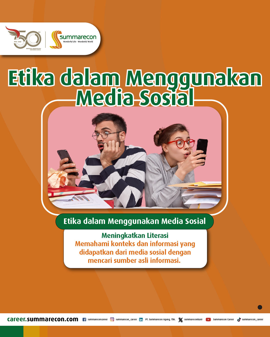Etika dalam Menggunakan Media Sosial (1/3)