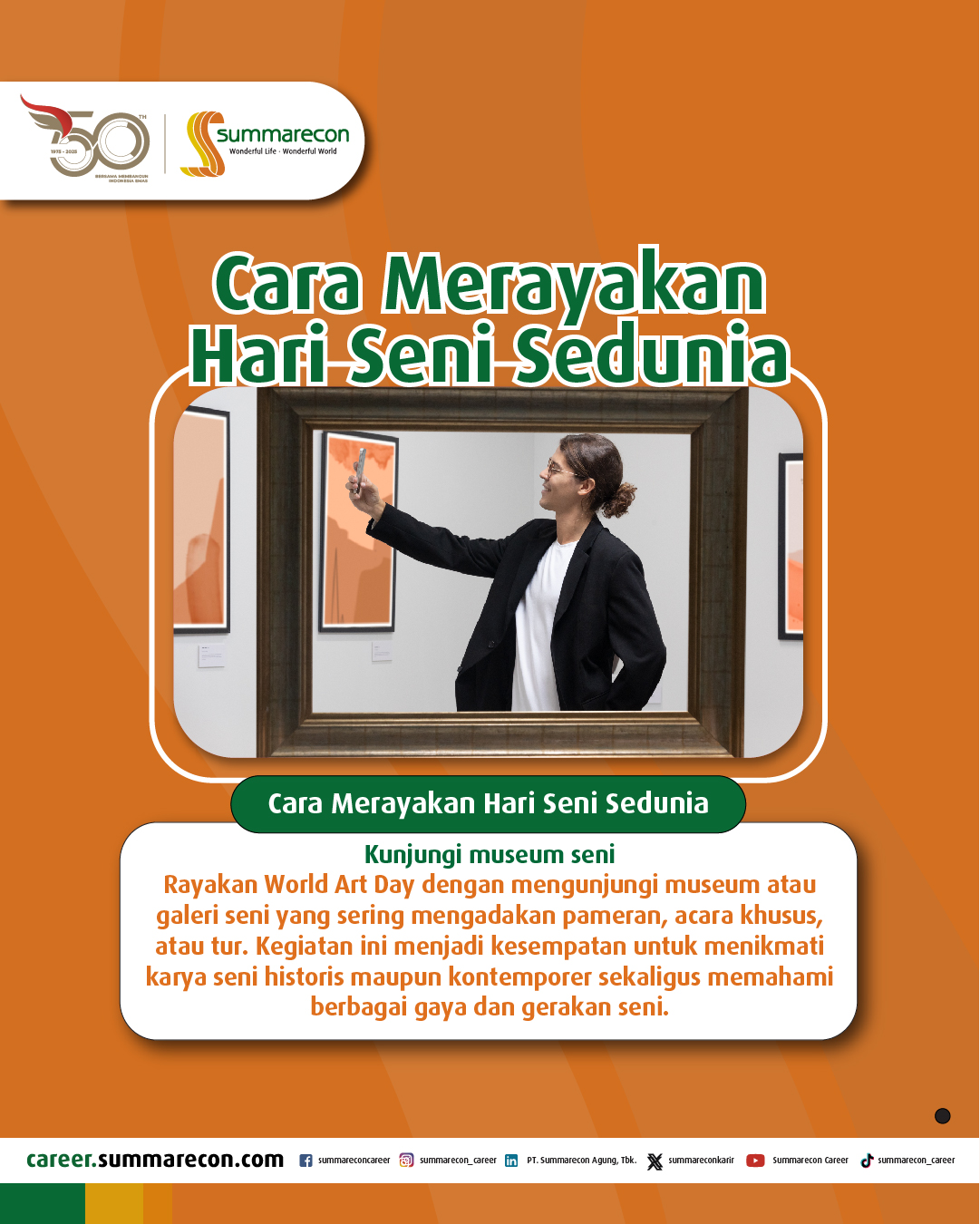 Cara Merayakan Hari Seni Sedunia (4/4)