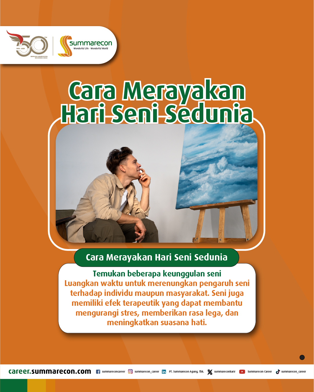 Cara Merayakan Hari Seni Sedunia (2/4)