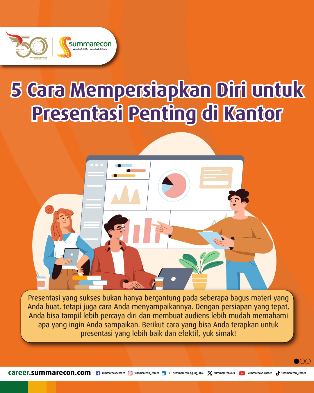 ⁠5 Cara Mempersiapkan Diri untuk Presentasi Penting di Kantor