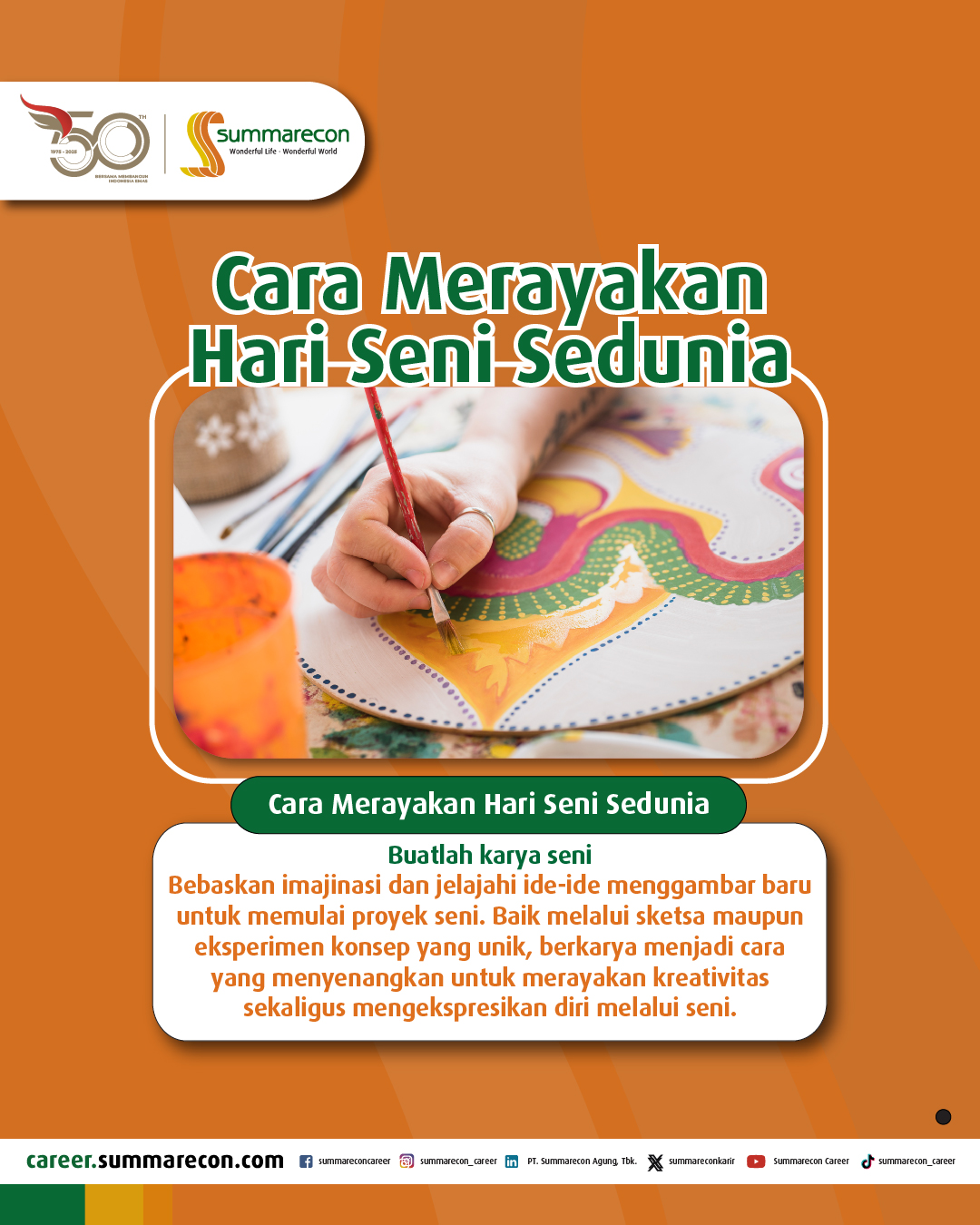 Cara Merayakan Hari Seni Sedunia (1/4)