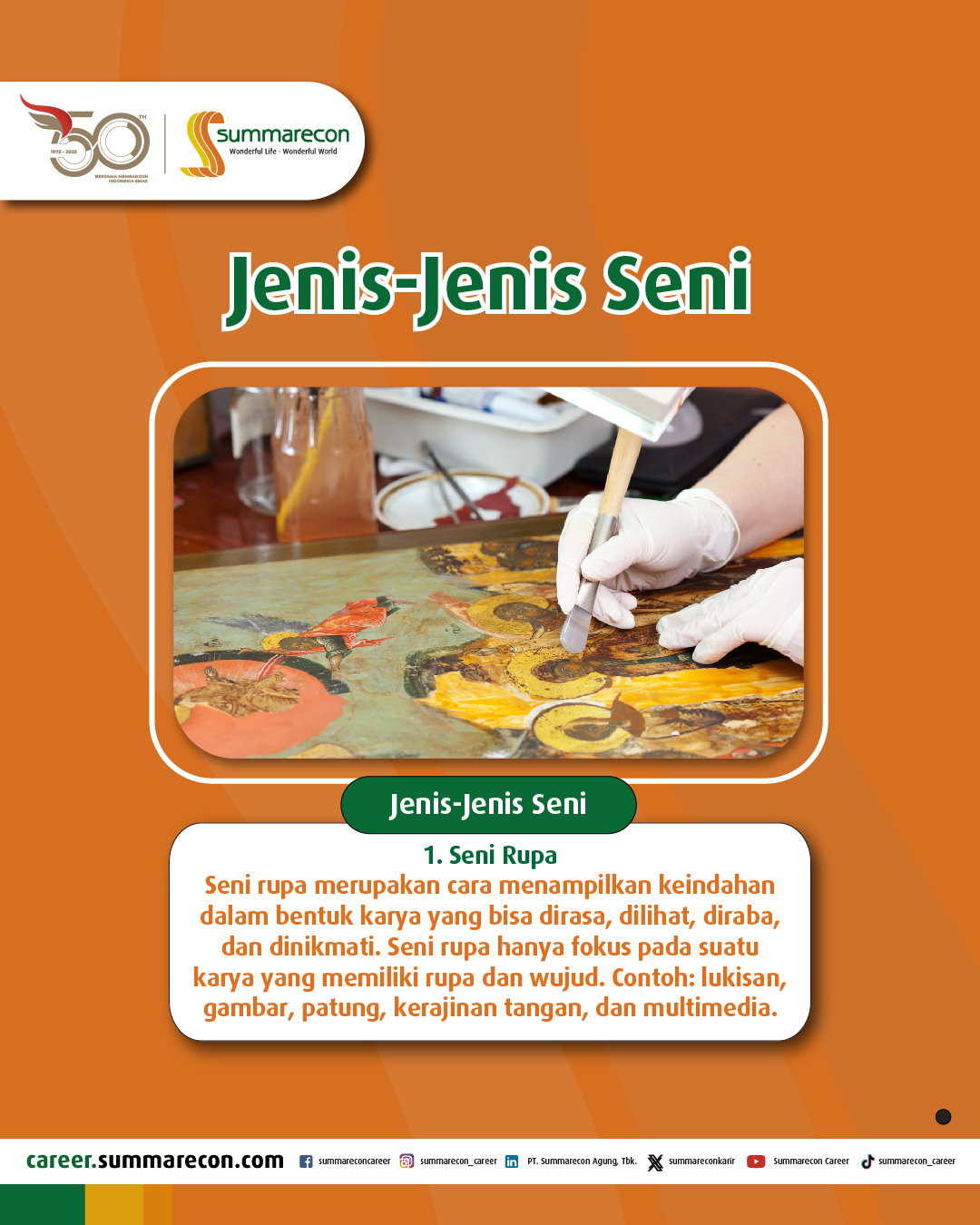 Jenis-Jenis Seni (1/3)