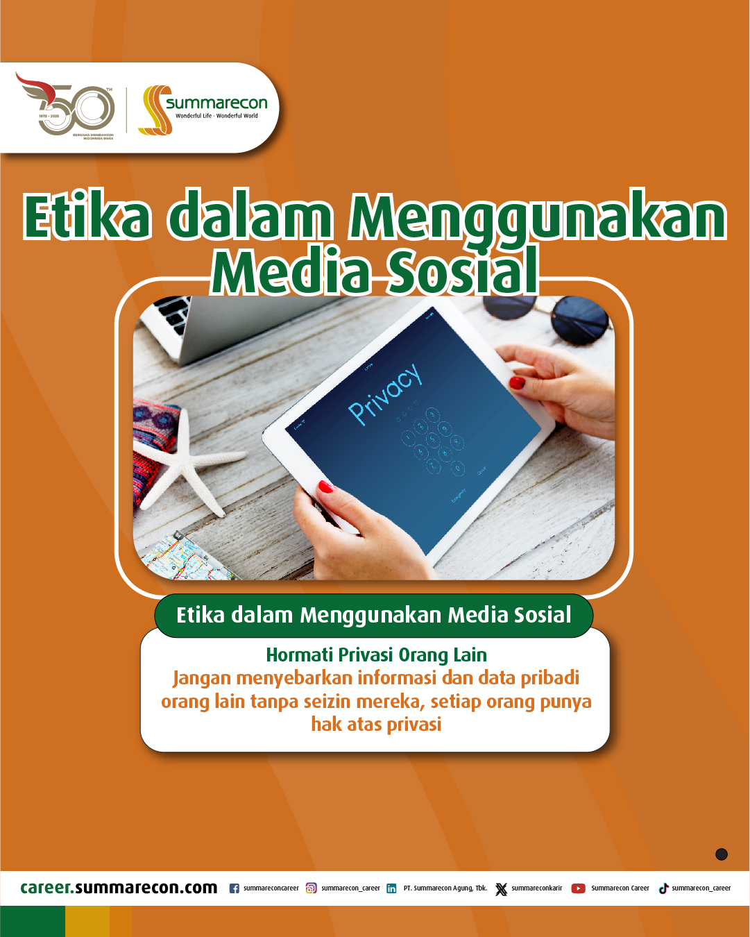 Etika dalam Menggunakan Media Sosial (2/3)