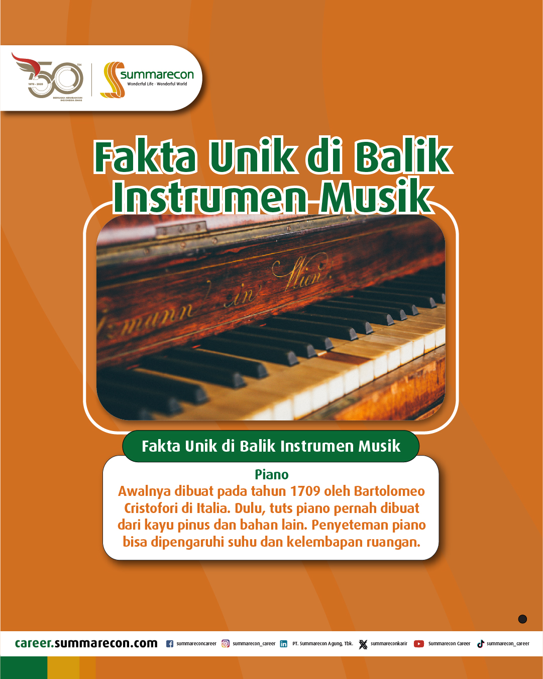 Fakta Unik di Balik Instrumen Musik (2/3)
