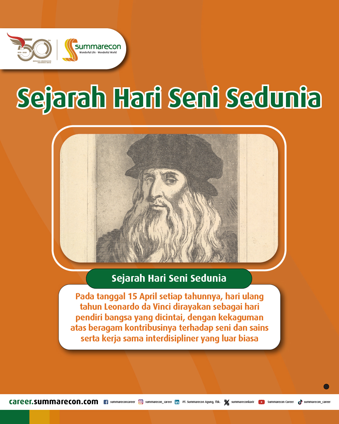 Sejarah Hari Seni Sedunia (1/4)