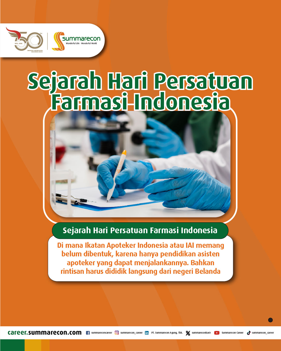 Sejarah Hari Persatuan Farmasi Indonesia (3/5)