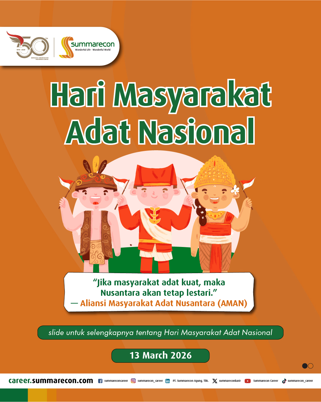 Hari Masyarakat Adat Nasional