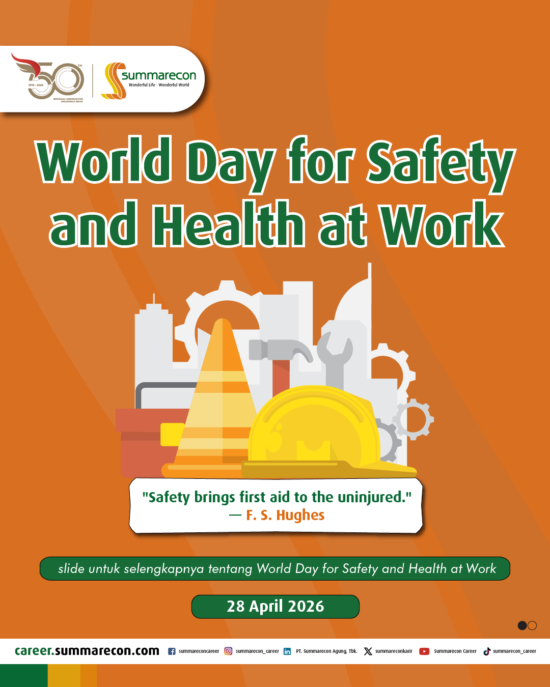 World Day for Safety and Health at Work
