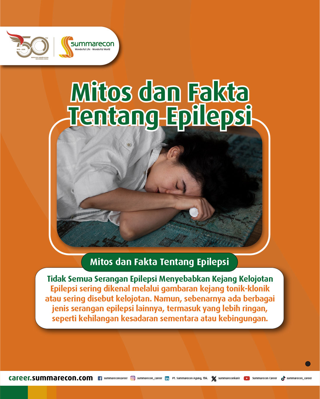 Mitos dan Fakta Tentang Epilepsi (3/5)