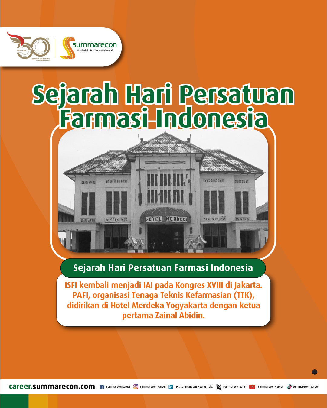 Sejarah Hari Persatuan Farmasi Indonesia (5/5)