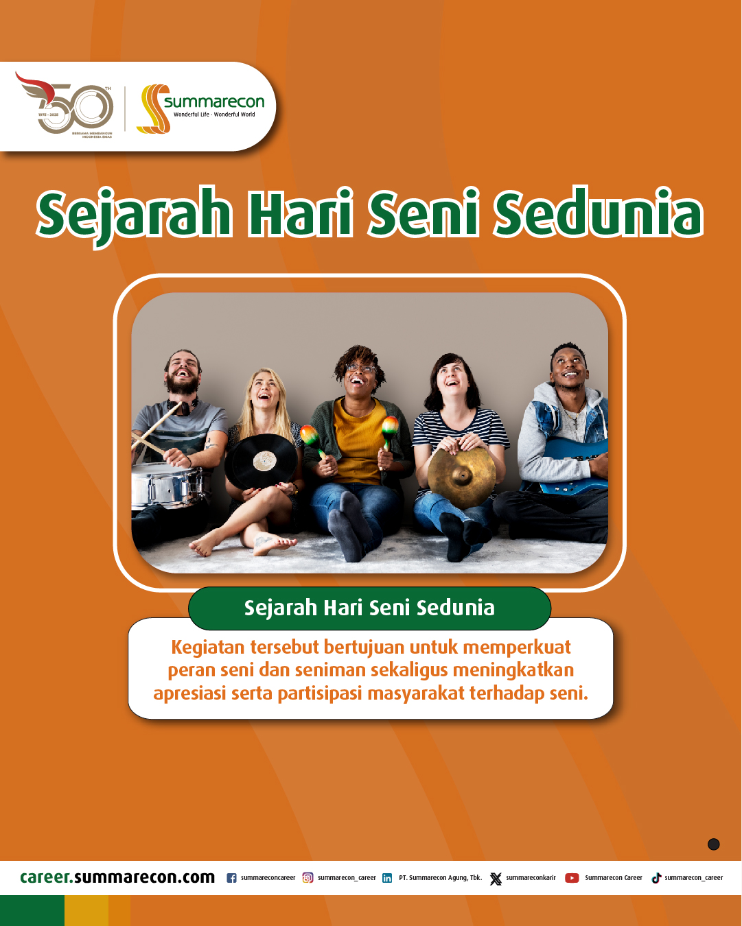 Sejarah Hari Seni Sedunia (4/4)