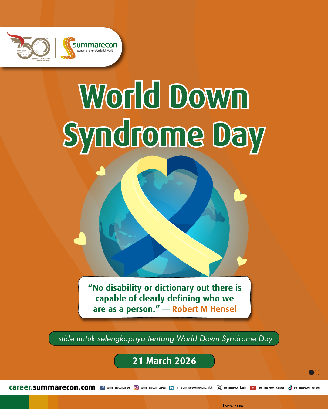 World Down Syndrome Day