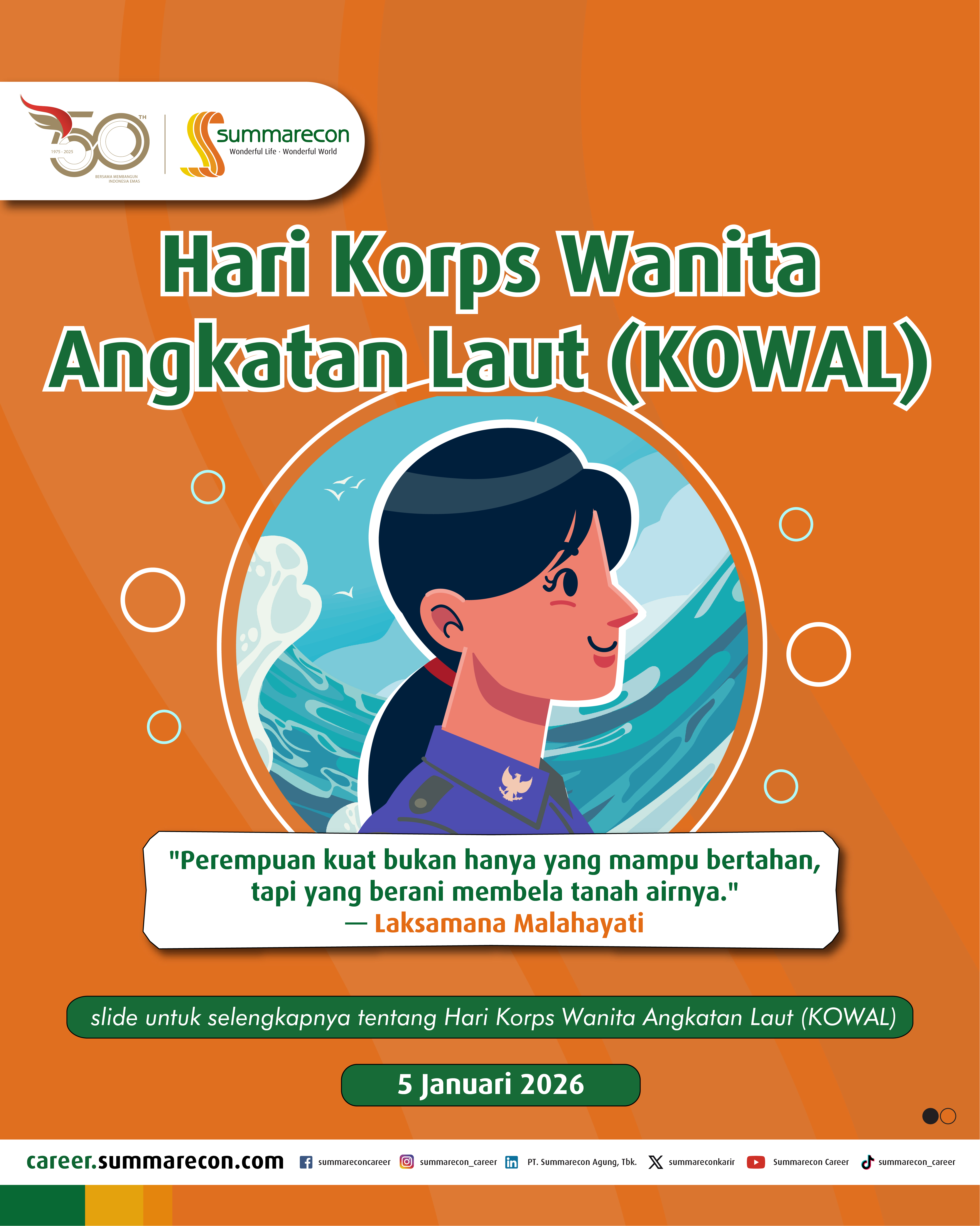 Hari Korps Wanita Angkatan Laut (KOWAL)
