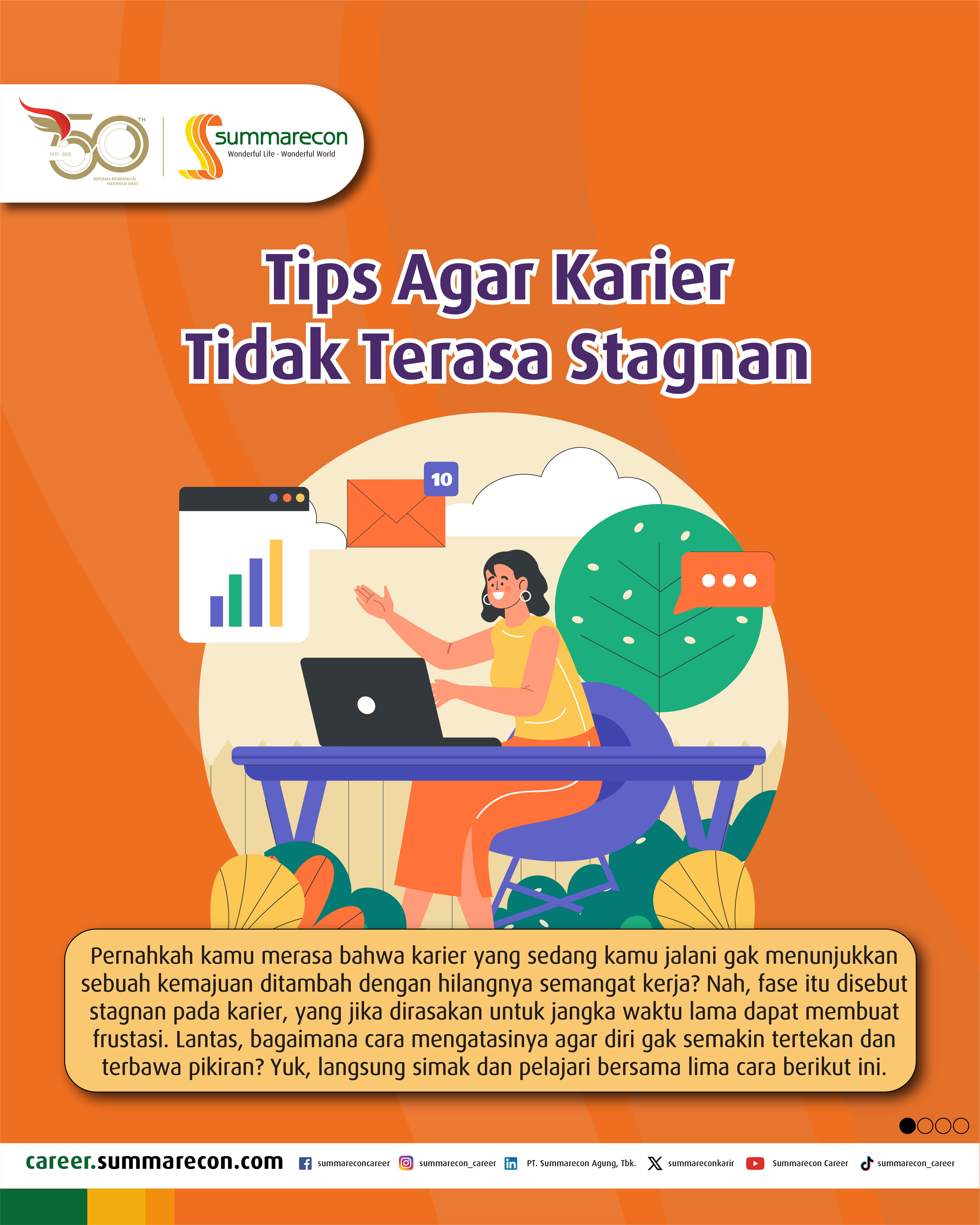 Tips Agar Karier Tidak Terasa Stagnan