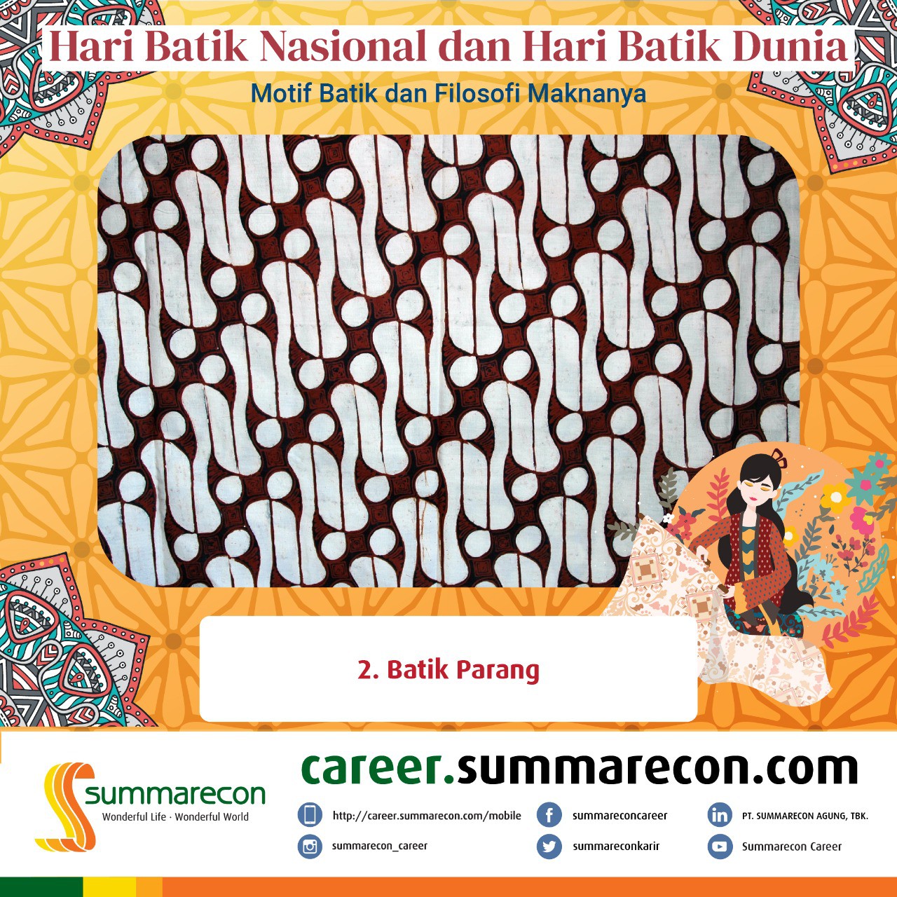 Trivia Hari Batik Nasional dan Dunia - Motif Batik dan Filosofi Maknanya (2/8)
