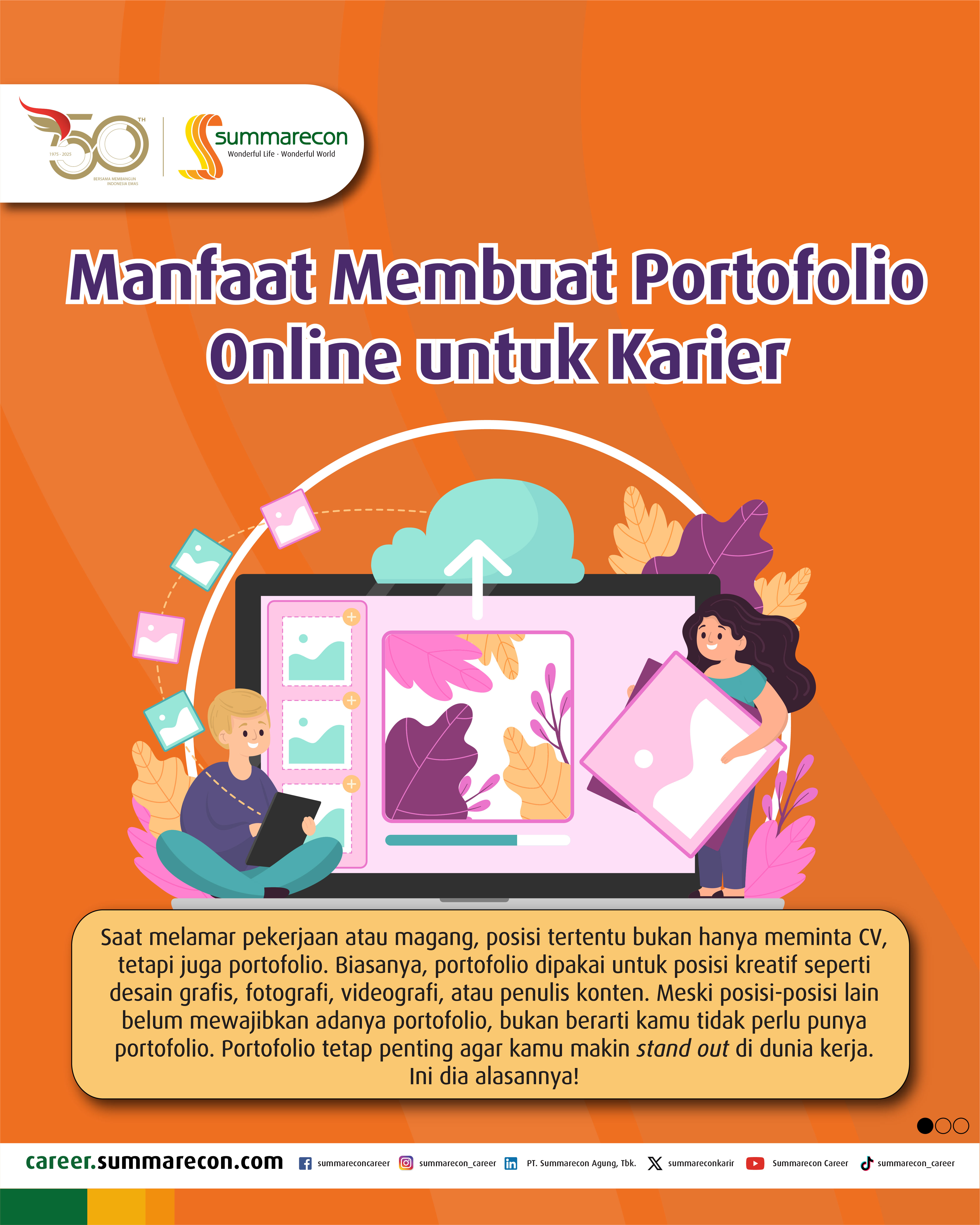 Manfaat Membuat Portofolio Online untuk karier