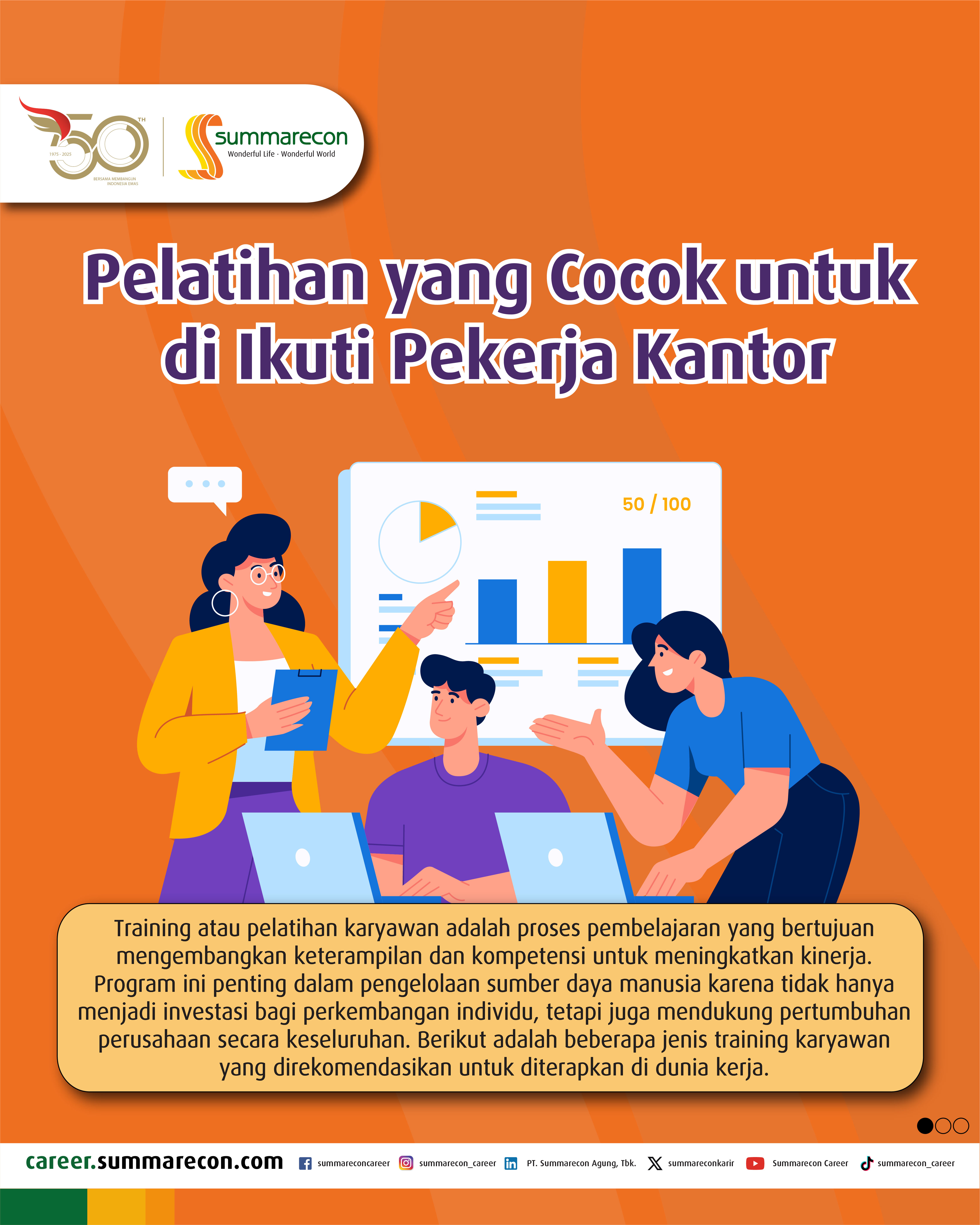 Pelatihan yang Cocok untuk di Ikuti Pekerja Kantor
